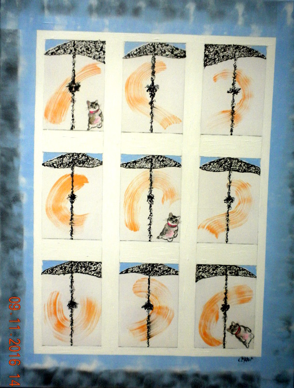Composition avec chat thaï
