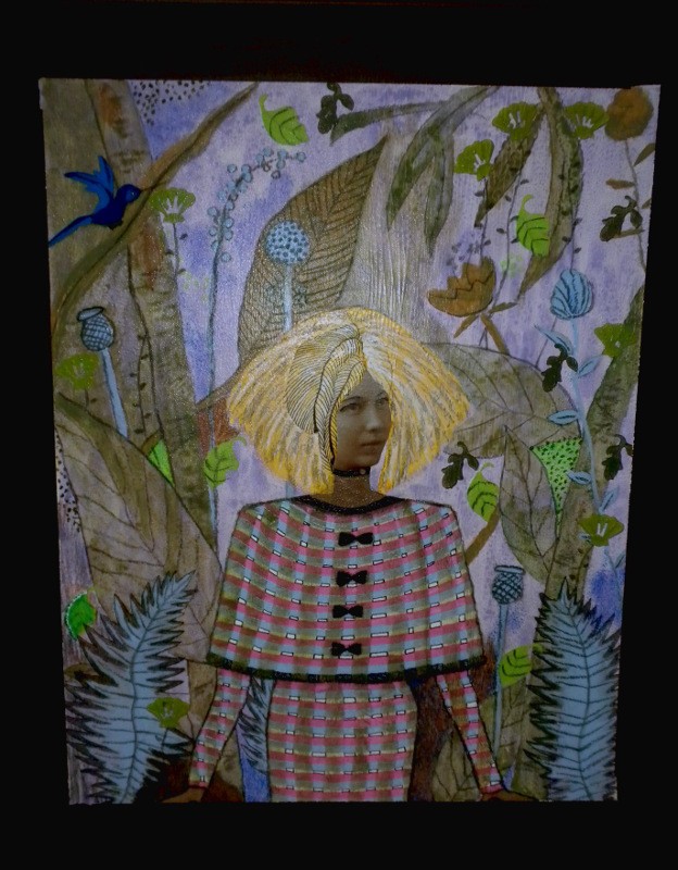 La fille en tailleur qui parlait aux colibris